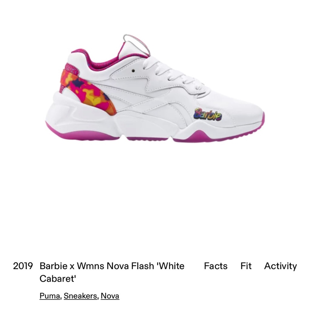 Puma Barbie x Nova Flash 'White Cabaret'